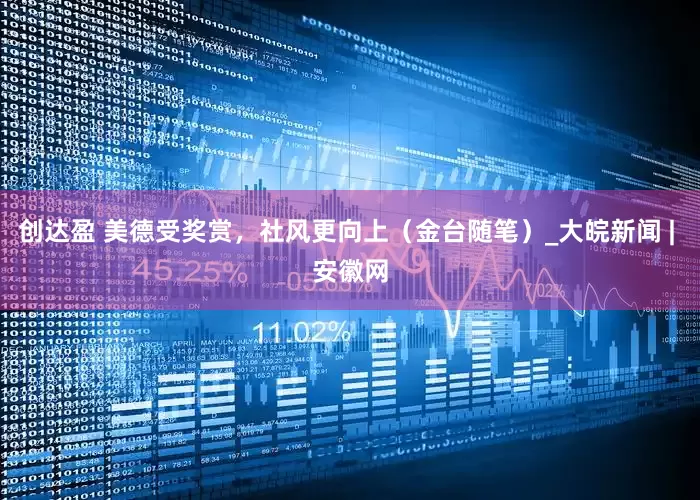 创达盈 美德受奖赏，社风更向上（金台随笔）_大皖新闻 | 安徽网