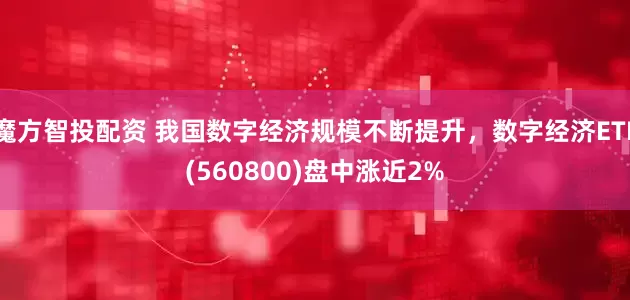 魔方智投配资 我国数字经济规模不断提升，数字经济ETF(560800)盘中涨近2%